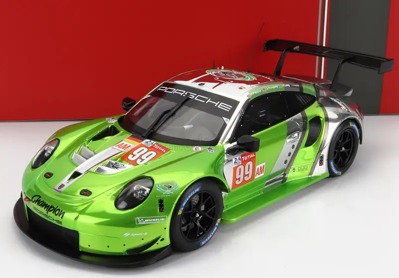 1:18 2018 Le Mans 24 Hour Lmgte Am -- #99 Porsche 911 (991) Rsr -- Ixo Models 1
