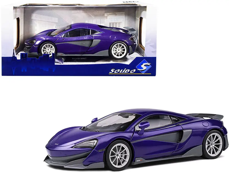 1:18 2018 Mclaren 600Lt Coupe -- Lantana Purple Metallic -- Solido 1