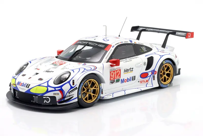 1:18 2018 Petit Le Mans -- #912 Porsche 911 Rsr -- Ixo Models 1