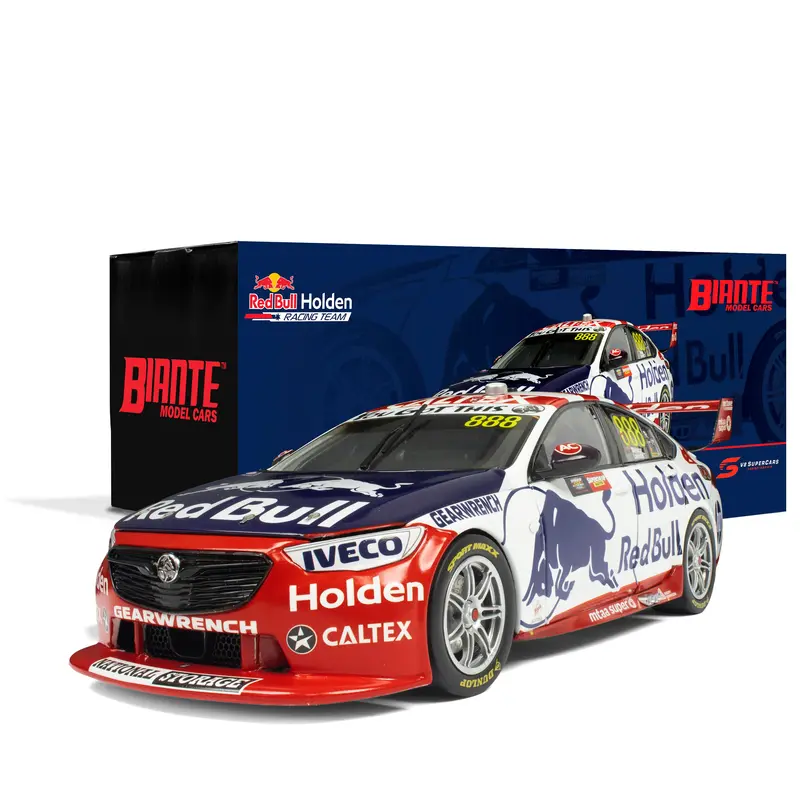 1:18 2019 Bathurst Retro -- Whincup/Lowndes -- #888 Red Bull Holden -- Biante 1