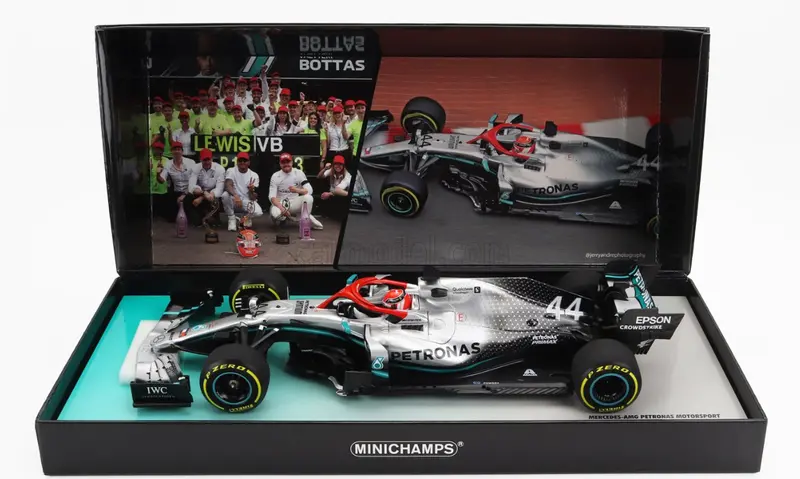 1:18 2019 Lewis Hamilton -- World Champion (Monaco Gp) -- Minichamps F1 Rare 1