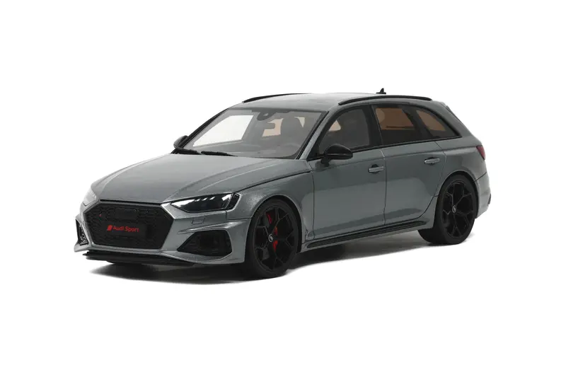 1:18 2020 Audi Rs4 Avant Competition Station Wagon -- Daytona Grey -- Gt Spirit 1