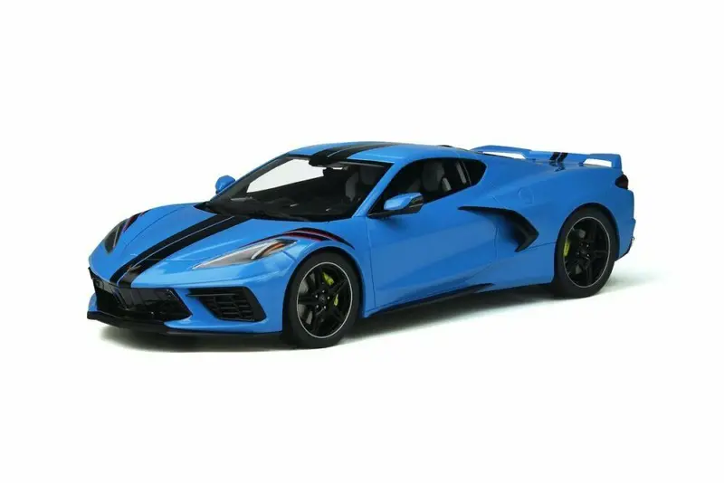 1:18 2020 Chevrolet C8 Corvette -- Rapid Blue -- Gt Spirit 1