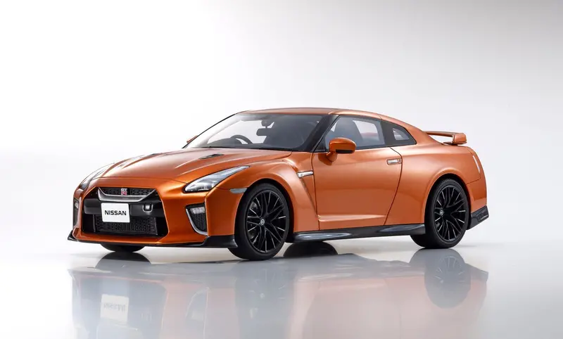 1:18 2020 Nissan Gt-R R35 -- Orange -- Kyosho Samurai 1