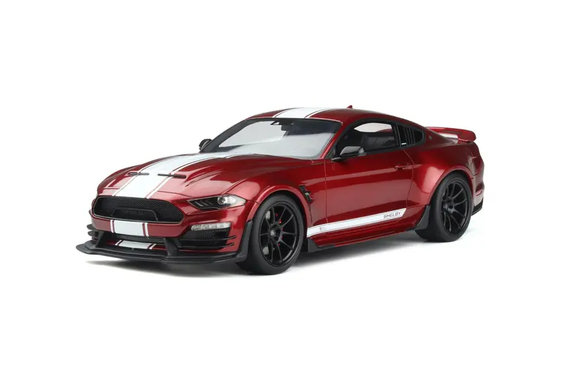 1:18 2020 Shelby Gt500 Super Snake -- Metallic Red -- Gt Spirit Ford Mustang 1