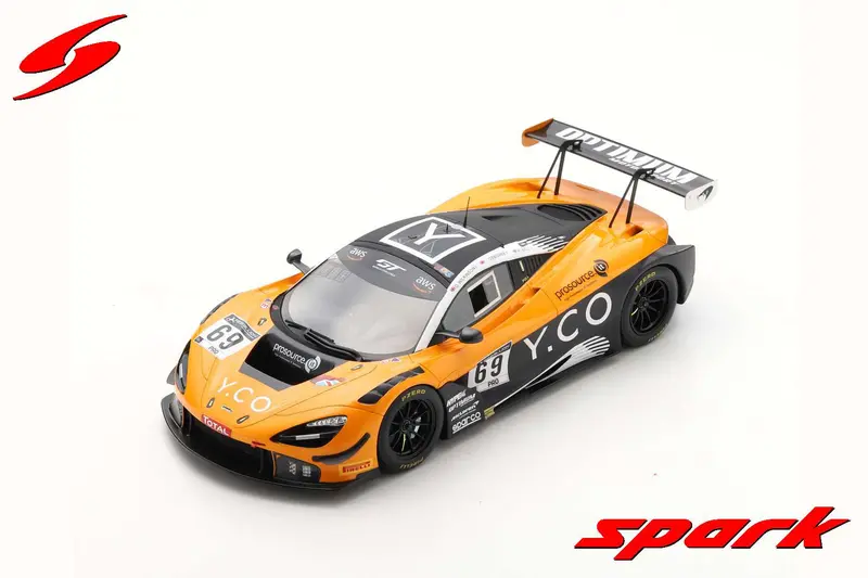 1:18 2020 Spa 24 Hour -- #69 Optimum Motorsport Mclaren 720S Gt3 -- Spark 1