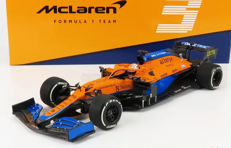 1:18 2021 Daniel Ricciardo -- Italian Gp Winner -- Minichamps F1 Rare 2