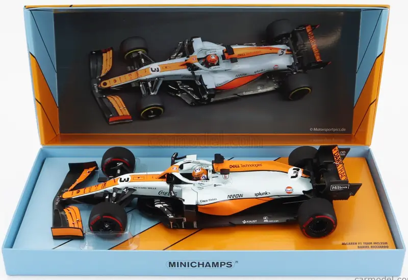 1:18 2021 Daniel Ricciardo -- Monaco Gp -- Mclaren Mcl35m -- Minichamps F1 Rare 1