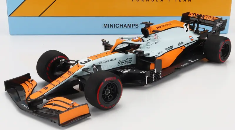 1:18 2021 Daniel Ricciardo -- Monaco Gp -- Mclaren Mcl35m -- Minichamps F1 Rare 2