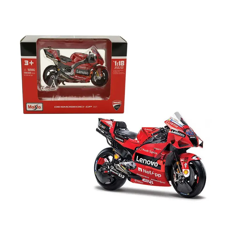 1:18 2021 Ducati Lenovo Team -- #43 Jack Miller -- Maisto Motogp 1