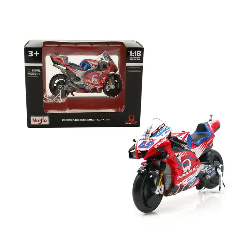 1:18 2021 Ducati Pramac Racing -- #89 Jorge Martin -- Maisto Motogp 1