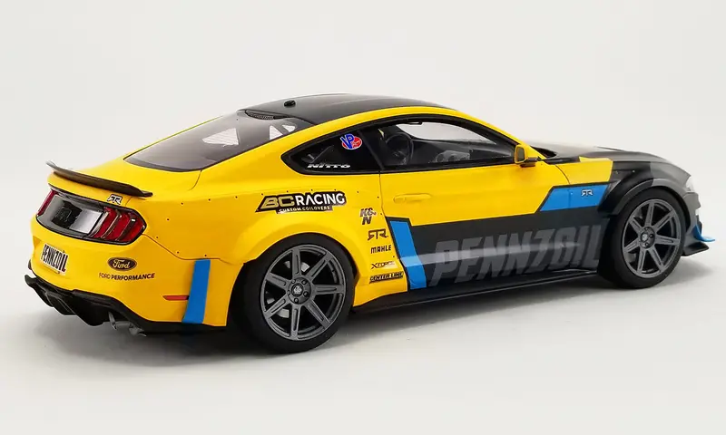 1:18 2021 Ford Mustang Rtr Spec 5 Widebody -- Pennzoil -- Gt Spirit 2
