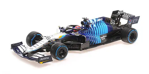 1:18 2021 George Russell -- Belgian Gp 2Nd -- Williams Fw43b -- Minichamps F1 1