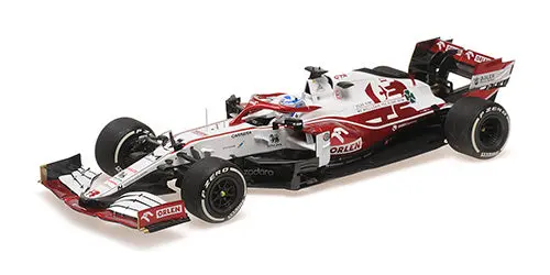 1:18 2021 Kimi Raikkonen -- Final Race Abu Dhabi Gp -- Minichamps F1 1