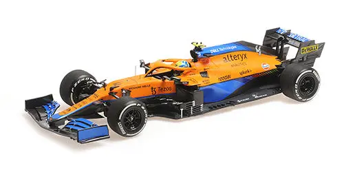 1:18 2021 Lando Norris -- Italian Gp 2Nd Place -- Mclaren Mcl35m -- Minichamps F 1