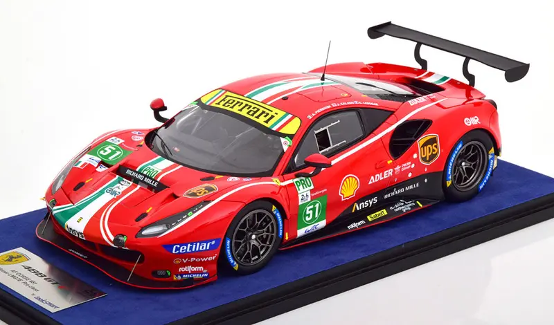 1:18 2021 Le Mans Winner Lmgte Pro -- #51 Ferrari 488 Gt3 Evo -- Looksmart 1
