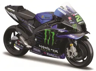1:18 2021 Monster Yamaha Racing Team -- #21 Franco Morbidelli -- Maisto Motogp 1