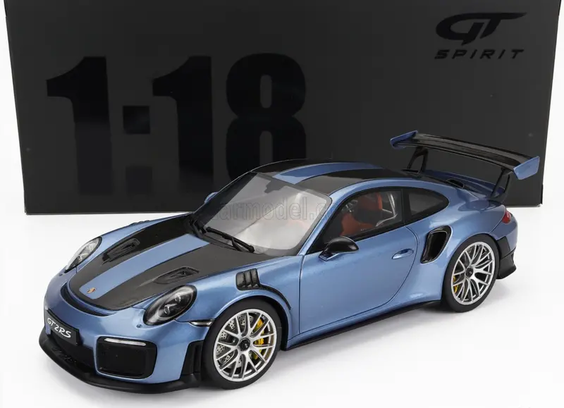 1:18 2021 Porsche 911 (991.2) Gt2 Rs -- Blue -- Gt Spirit 1