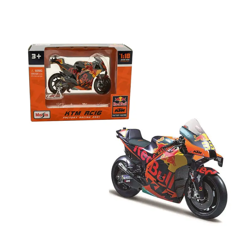 1:18 2021 Red Bull Ktm Factory Racing -- #33 Brad Binder -- Maisto Motogp 1