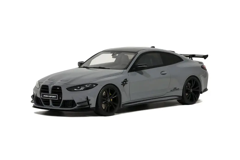 1:18 2022 Bmw M4 (G82) By Ac Schnitzer -- Nardo Grey -- Gt Spirit 1