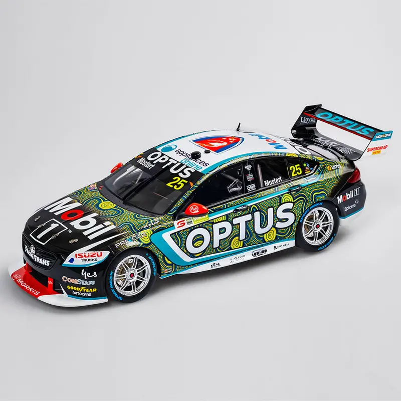 1:18 2022 Chaz Mostert -- #25 Wau Darwin Indigenous -- Authentic Collectables 1