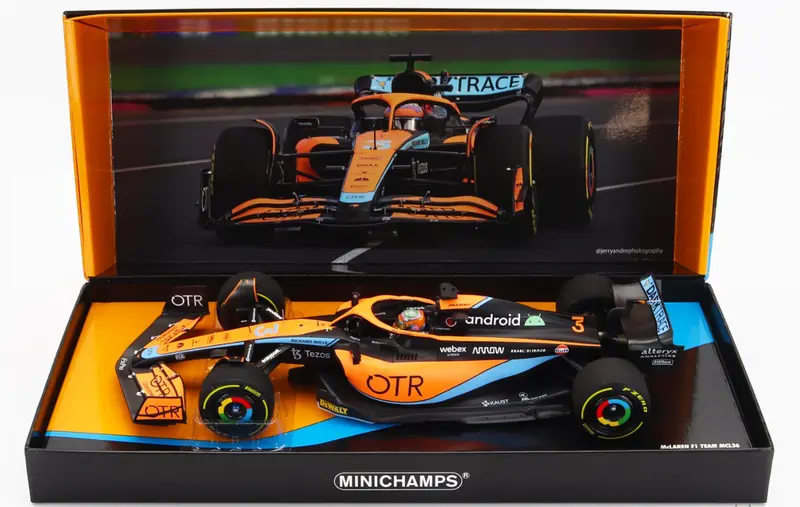 1:18 2022 Daniel Ricciardo - Australian Gp - Mclaren Mcl36 -- Minichamps F1 Rare 1