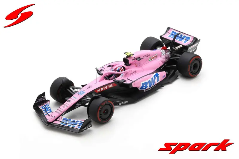 1:18 2022 Esteban Ocon -- Bahrain Gp -- Alpine A522 -- Spark F1 1