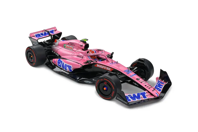 1:18 2022 Esteban Ocon -- Saudi Arabian Gp -- #31 Alpine A522 -- Solido F1 1