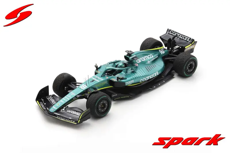 1:18 2022 Lance Stroll -- Emilia Romagna Gp -- Aston Martin Amr22 -- Spark F1 1