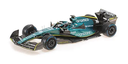 1:18 2022 Lance Stroll -- Monaco Gp -- Aston Martin Amr22 -- Minichamps F1 1