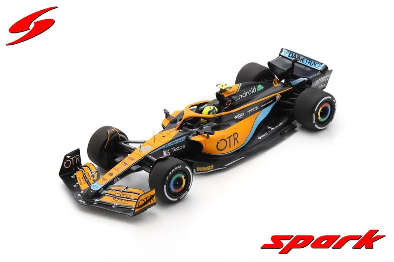 1:18 2022 Lando Norris -- Australian Gp -- Mclaren Mcl36 -- Spark F1 1