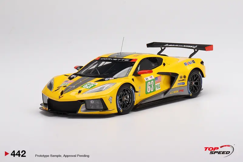 1:18 2022 Le Mans 24 Hrs -- #63 Chevrolet Corvette C8.R -- Topspeed Model 1