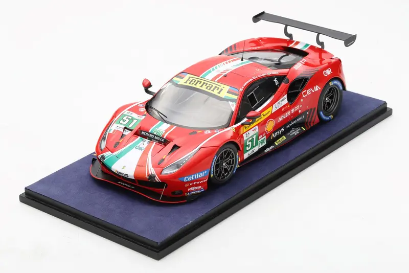 1:18 2022 Le Mans (2Nd Lmgte Pro) -- #51 Ferrari 488 Gt3 Evo -- Looksmart 1