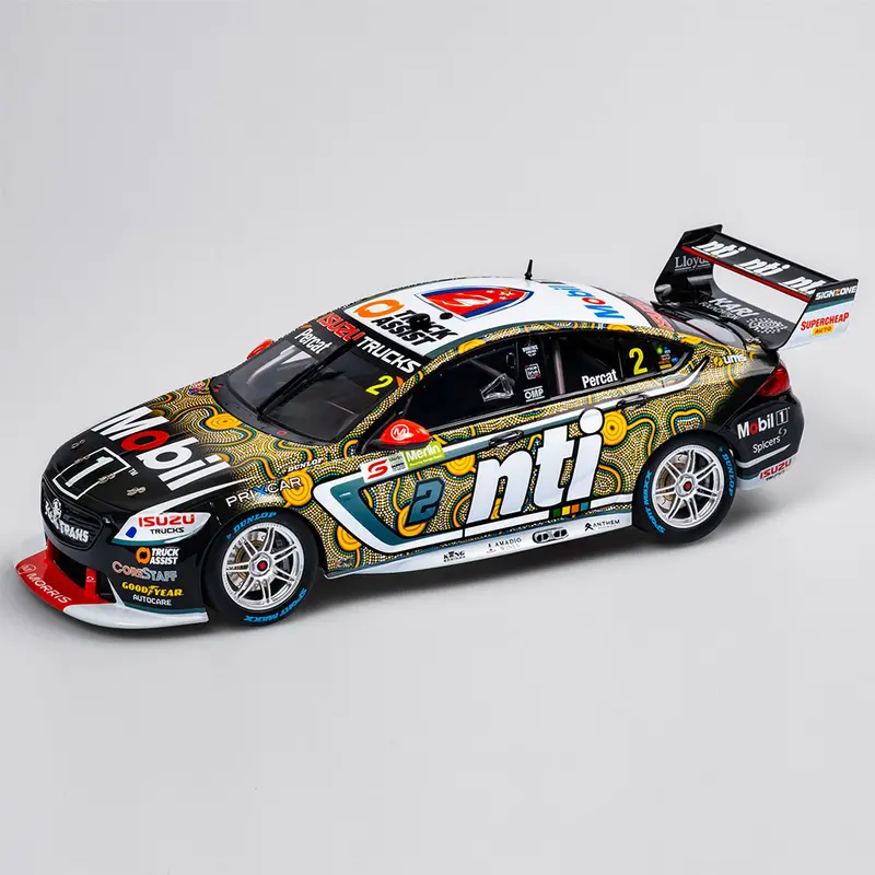 1:18 2022 Nick Percat -- #2 Wau Darwin Indigenous Livery -- Authentic Collectabl 1