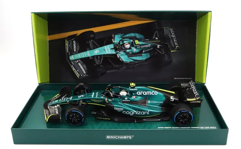 1:18 2022 Sebastian Vettel -- Monaco Gp -- Aston Martin -- Minichamps F1 Rare 1