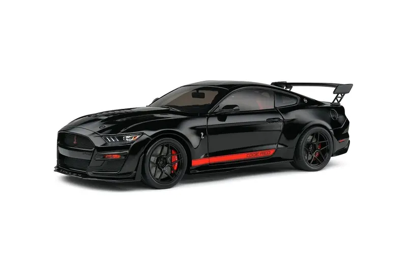 1:18 2022 Shelby Mustang Gt500 Code Red -- Black -- Solido Ford 1