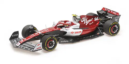 1:18 2022 Zhou Guanyu -- Bahrain Gp -- Alfa Romeo C42 -- Minichamps F1 1