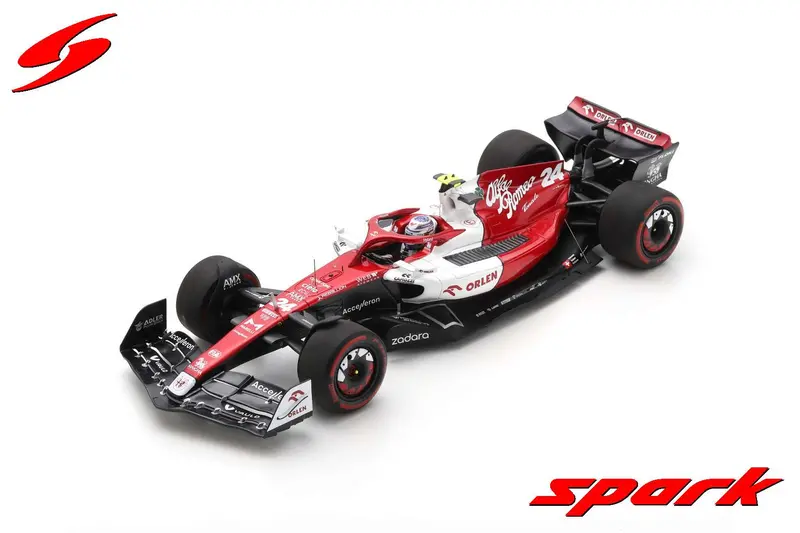 1:18 2022 Zhou Guanyu -- Bahrain Gp -- Alfa Romeo C42 -- Spark F1 1