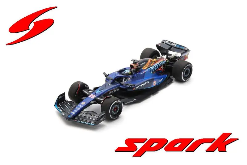 1:18 2023 Alexander Albon -- Las Vegas Gp -- Williams Racing Fw45 -- Spark F1 1