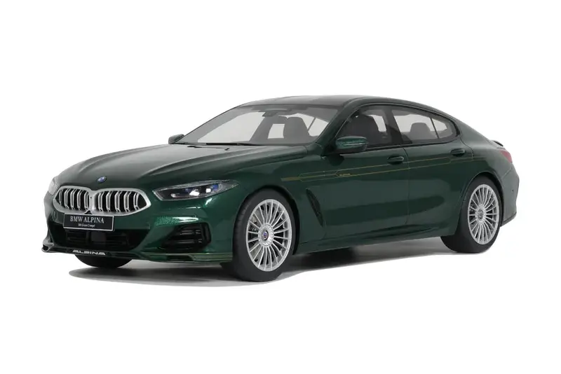 1:18 2023 Bmw 8 Series Alpina B8 Gran Coupe -- Dark Green -- Gt Spirit 1
