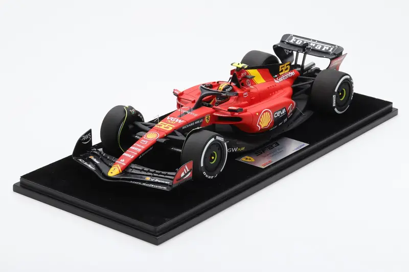 1:18 2023 Carlos Sainz -- #55 Italian Gp -- Ferrari Sf-23 -- Looksmart F1 1