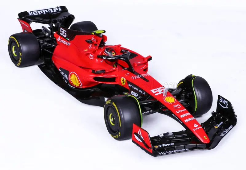1:18 2023 Carlos Sainz -- #55 Scuderia Ferrari Sf-23 -- Bburago F1 1