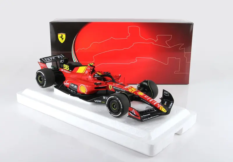 1:18 2023 Carlos Sainz -- Italian Gp -- #55 Scuderia Ferrari Sf-23 -- Bbr F1 1