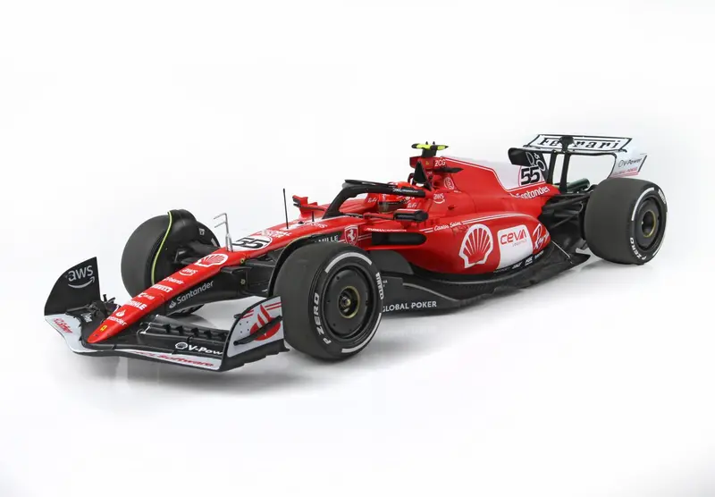 1:18 2023 Carlos Sainz -- Las Vegas Gp -- #55 Scuderia Ferrari Sf-23 -- Bbr F1 2