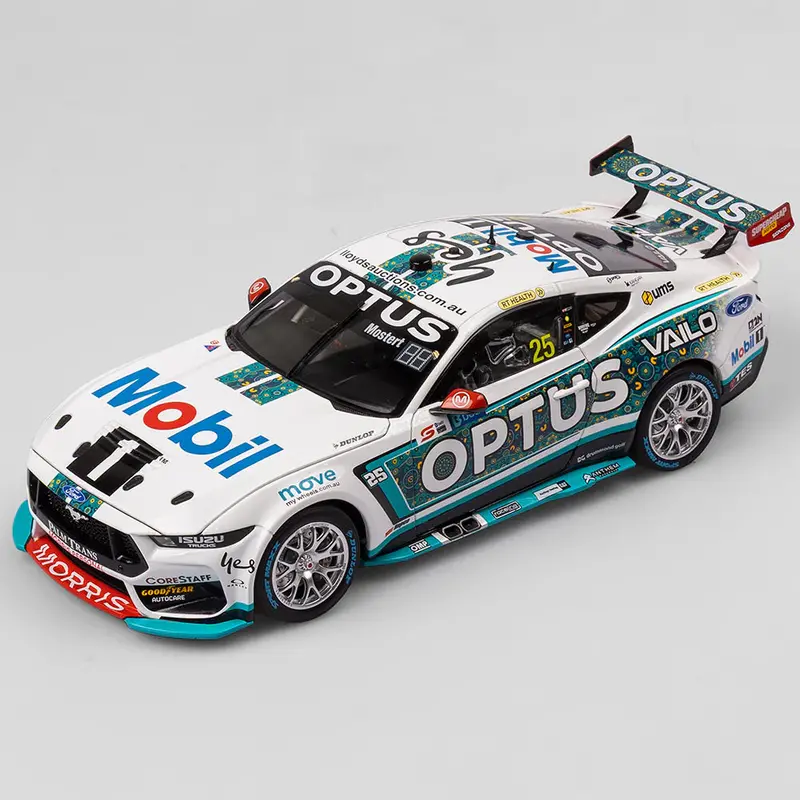 1:18 2023 Chaz Mostert -- Indigenous Livery -- #25 Ford Mustang Gt -- Authentic 1