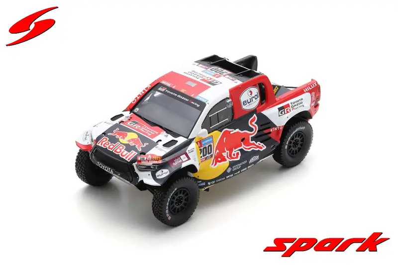 1:18 2023 Dakar Rally Winner -- #200 Red Bull Toyota Hilux -- Spark 1
