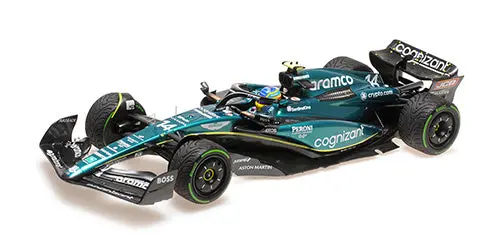 1:18 2023 Fernando Alonso -- 2Nd Monaco Gp -- Aston Martin Amr23 -- Minichamps 1