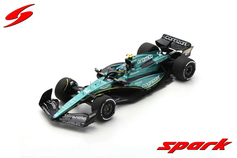 1:18 2023 Fernando Alonso -- 3Rd Bahrain Gp -- Aston Martin Amr23 -- Spark F1 1