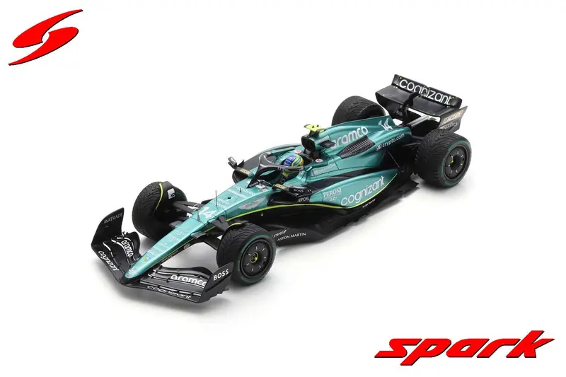 1:18 2023 Fernando Alonso -- Monaco Gp -- Aston Martin Amr23 -- Spark F1 1