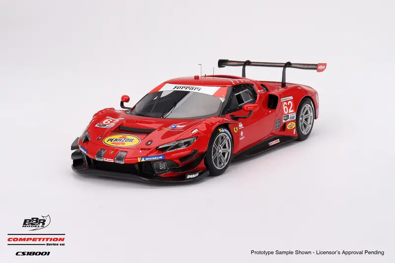 1:18 2023 Imsa Daytona 24 Hr -- #62 Ferrari 296 Gt3 -- Bbr 1